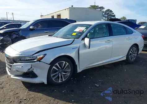 2021 Honda Accord Hybrid Exl from USA, damaged, VIN 1HGCV3F50MA017661